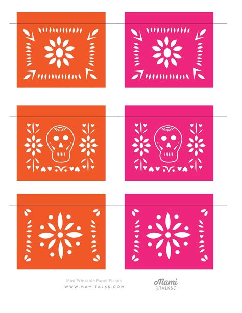 Papel Picado Border Template