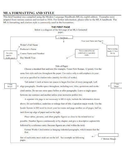 paper mla format example