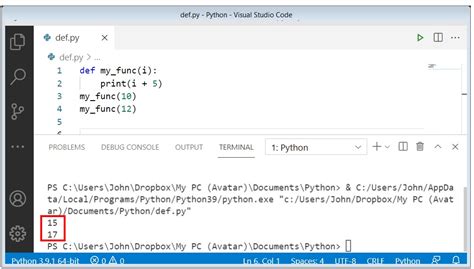 para que sirve el def en python