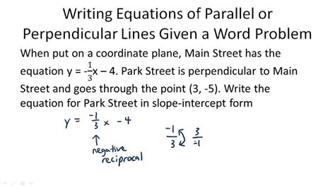 parallel lines word problems