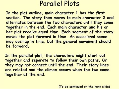 parallel plot examples in movies