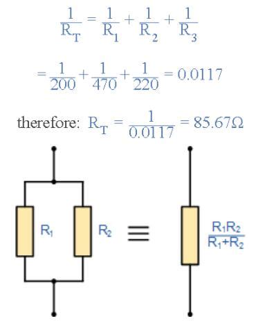 parallel resistor calculator standard values