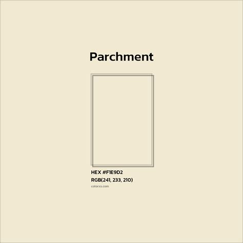 parchment paper color hex code