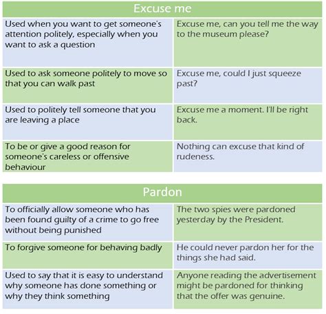 pardon me meaning in english with example