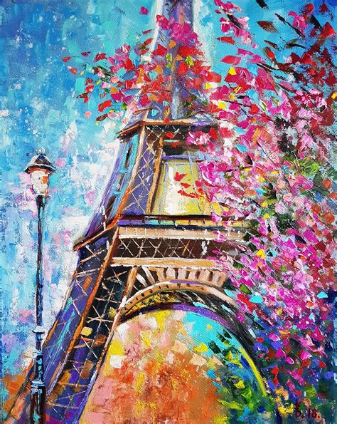 paris eiffel tower art