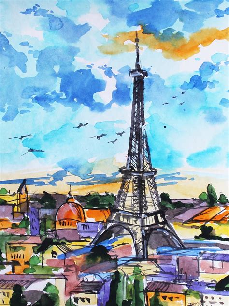 paris eiffel tower print
