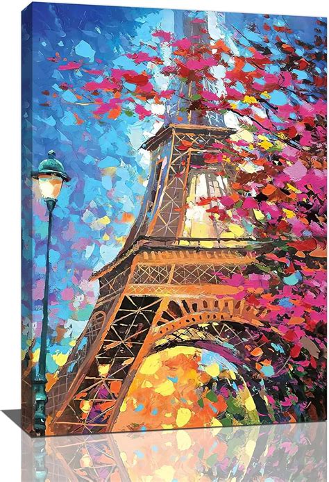 paris eiffel tower wall art