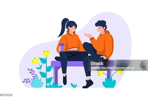 Pasangan berbicara