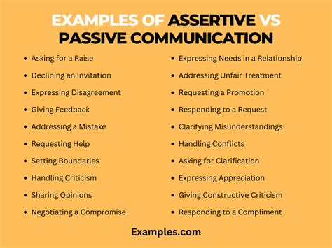 passive aggressive vs assertive examples