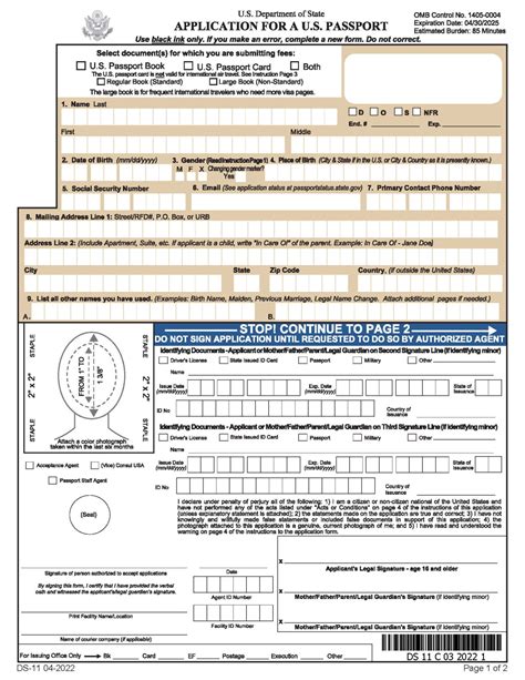 Illustration of various documents like passport and forms