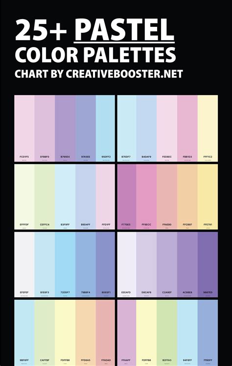 pastel colour palette code