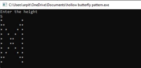 pattern problems in cpp