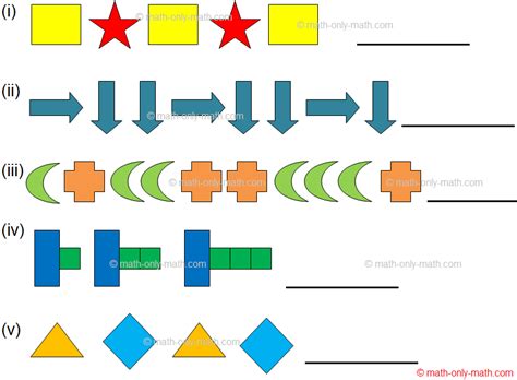 pattern questions for class 3rd