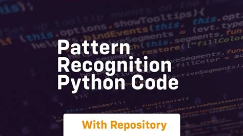pattern recognition python example