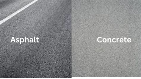 pavement and concrete difference