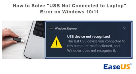 pc usb not connecting