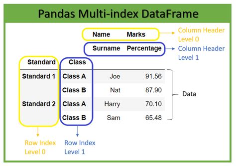 pd dataframe name index