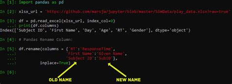 pd dataframe rename columns