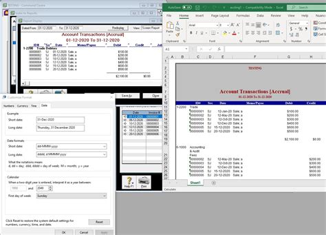 pdf export to excel date format problem