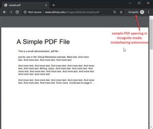 pdf viewer not working