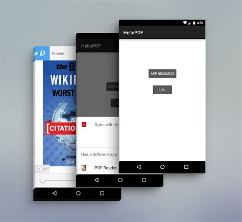 pdf viewer not working android