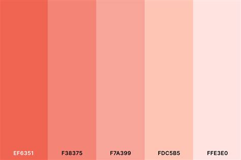 peach colour palette code