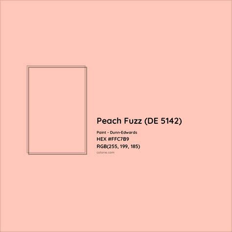 peach fuzz hex color code