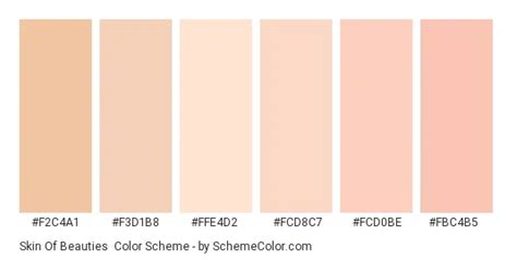 peach skin tone hex code