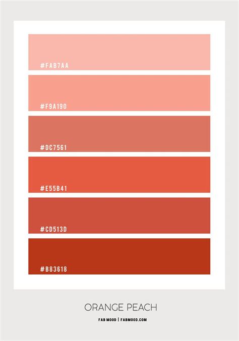 peachy orange colour code