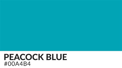 peacock blue color code