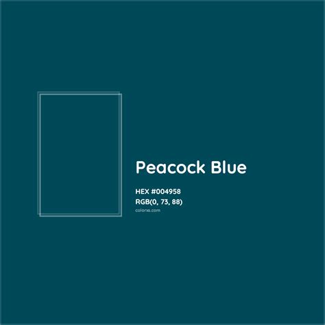 peacock blue colour hex code