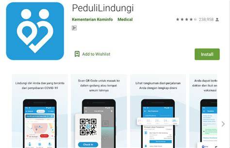 pedulilindungi app
