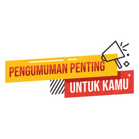 pengumuman penting