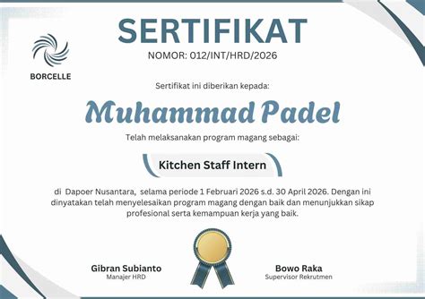pentingnya sertifikat