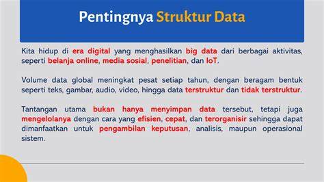 pentingnya struktur data