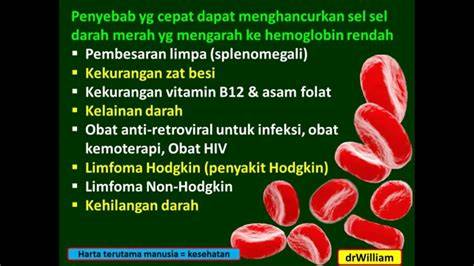 penyebab hb rendah
