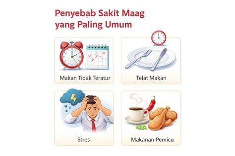 penyebab sakit maag