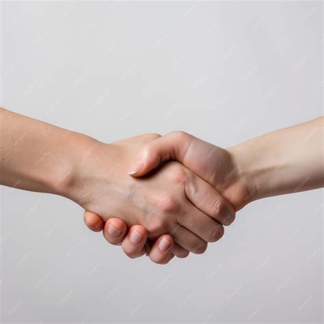 Two people shaking hands