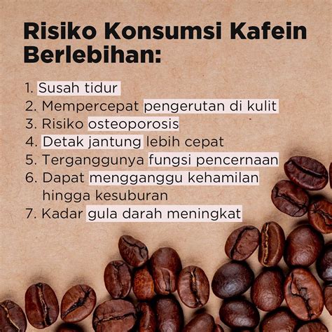 peringatan konsumsi kafein