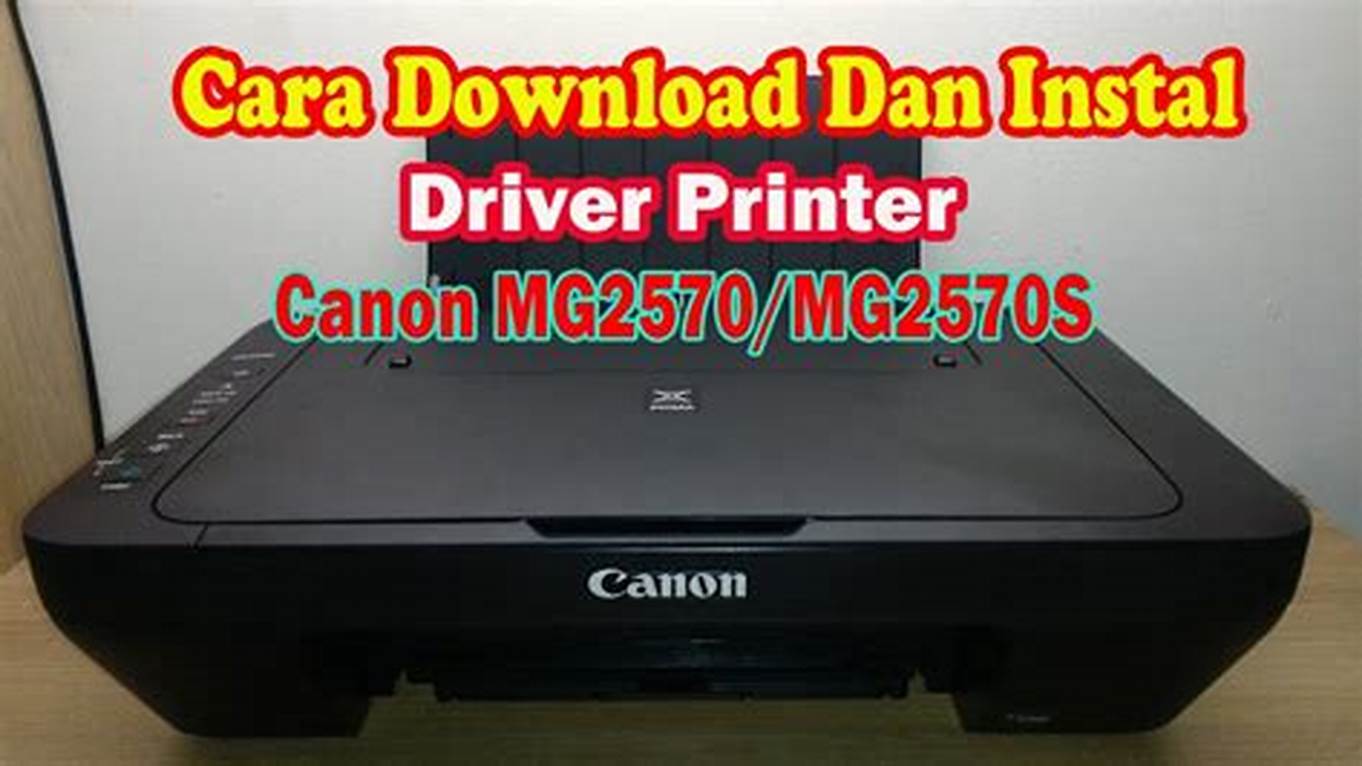 persiapan instalasi printer canon mg2570s