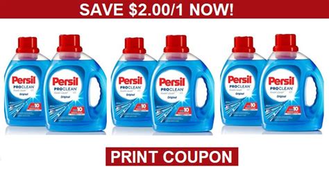 Persil Detergent Printable Coupon
