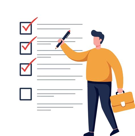 person checking tasks off list