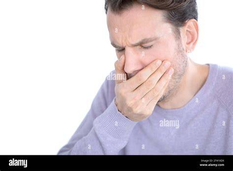 Person feeling nauseous