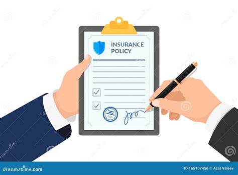 person holding insurance policy