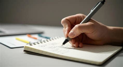 person writing notes