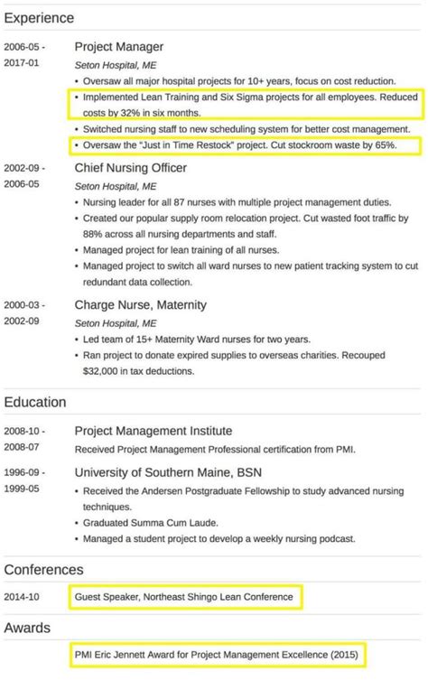 personal qualifications examples for students