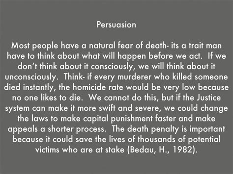 persuasion pattern of development example paragraph