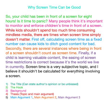 persuasive introduction examples for students