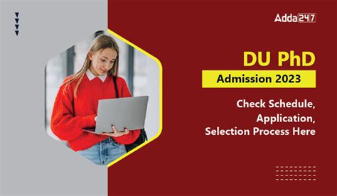 phd admission process in du