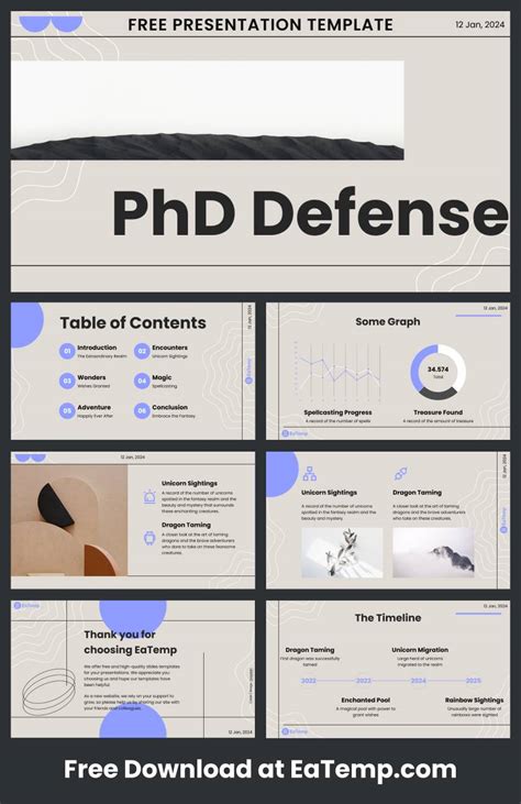 phd defense presentation template